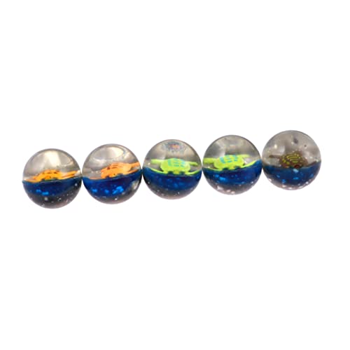 5St Kinderspielzeug tierische Hüpfbälle Outdoor-Spielzeug für Kinder Outdoor-Spielsets Spielzeuge Hüpfball Springball aus Gummi Schüttgut Hüpfender Ball transparente Kugel Flummi von ifundom