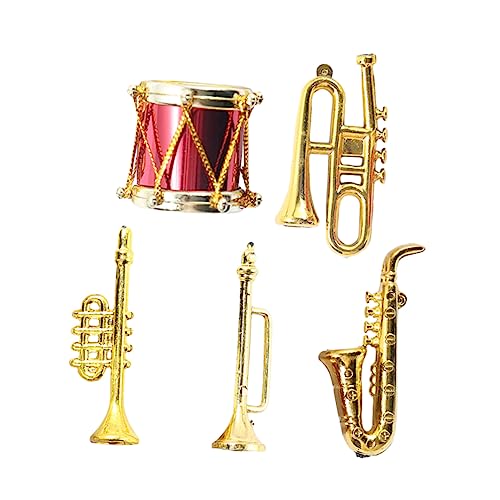 ifundom 5St simuliertes Musikinstrument kinderinstrumente Kinder musikinstrumente Mini-Musikinstrument Musikspielzeug für Kinder Modelle Spielzeuge winzige Dinge Mini- -Dekore Saxophon von ifundom