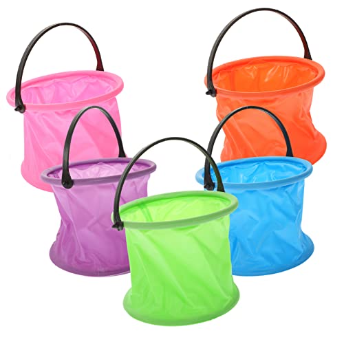 ifundom 5-teiliges Waschbecken Spielzeug-wassereimer Für Jungen Und Mädchen Tragbares Camping-Werkzeug Verdicktes Material Faltbarer Wasserbehälter Für Den Außenbereich Zufällige Farbe ifundom 5-teiliges Waschbecken Spielzeug-wassereimer Für Jungen Und Mädchen Tragbares Camping-Werkzeug Verdicktes Material Faltbarer Wasserbehälter Für Den Außenbereich Zufällige Farbe von ifundom