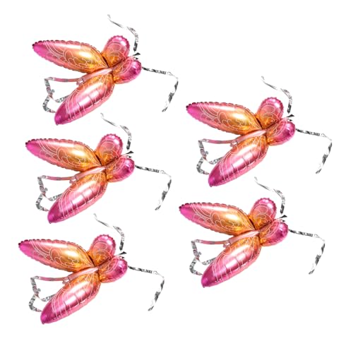 ifundom 5stücke Teiliges Schmetterlings-luftballons Mit Flügeln Deko Für Kindergeburtstag Und Foto-requisiten Party-accessoires Für Innen Und Außenevents von ifundom