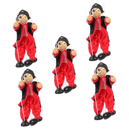 ifundom 5st Marionette Piratenspielzeug Erwachsene Puppe Erwachsenenpuppe Für Jungs Juguetes Adultos Spielzeuge Puppen Kind Stoff Bauchredner Clown von ifundom