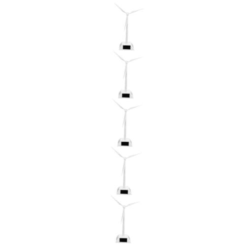 ifundom 5st Solare Windmühle Windräder Für Kinder Hof Lernspielzeug Modellspielzeug Einer Solarwindmühle Wissenschaftlicher Windmühlen-Generator-bausatz Rasen Windräder Plastik von ifundom