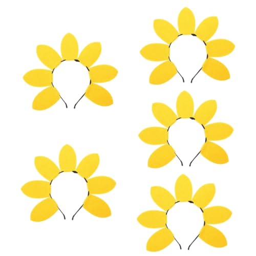 ifundom 5st Sonnenblumen-stirnband Boho-stirnband Sonnenblumen Kopfschmuck Für Kinder Sonnenblumenkrone Stylischer Haarreif Halo-haar-accessoires Boho-haargummis Frau Vlies Cosplay Zubehör ifundom 5st Sonnenblumen-stirnband Boho-stirnband Sonnenblumen Kopfschmuck Für Kinder Sonnenblumenkrone Stylischer Haarreif Halo-haar-accessoires Boho-haargummis Frau Vlies Cosplay Zubehör von ifundom