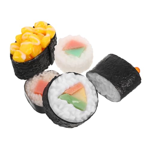ifundom 5 Stücke Realistische Sushi Modell Gefälschte Lebensmittel Requisiten Für Restaurant Display & Küche Spielen von ifundom
