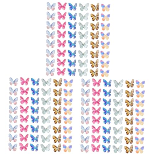 ifundom 6 Kisten Miniatur-gartenspielzeug Mini-Schmetterlings-actionfigur Minitier Puppenhaus-Miniatur-Schmetterlinge Miniatur-schmetterlingsfiguren Harz Zubehör Wild von ifundom