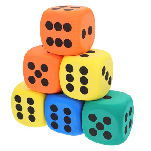 ifundom 6 Stück Große Farbige Schaumstoffwürfel Aus Eva Für Jungen Und Mädchen Lernspielzeug Für Gruppenaktivitäten Tombola Klassenzimmer Spaß Beim Lernen ifundom 6 Stück Große Farbige Schaumstoffwürfel Aus Eva Für Jungen Und Mädchen Lernspielzeug Für Gruppenaktivitäten Tombola Klassenzimmer Spaß Beim Lernen von ifundom