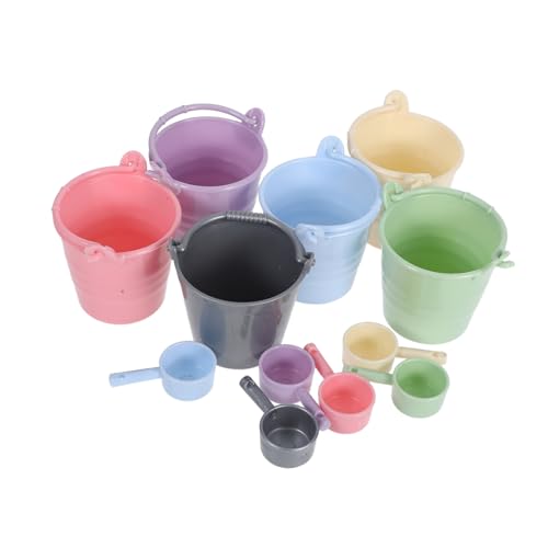 ifundom 6 Sets Miniatur Eimerspielzeug Puppenhaus Kleinkind Outdoor Wassereimer Mini Reinigungsmittel Sandburg Werkzeuge Wasserwerkzeug Gartenwerkzeuge Strandspielzeug Aus ifundom 6 Sets Miniatur Eimerspielzeug Puppenhaus Kleinkind Outdoor Wassereimer Mini Reinigungsmittel Sandburg Werkzeuge Wasserwerkzeug Gartenwerkzeuge Strandspielzeug Aus von ifundom