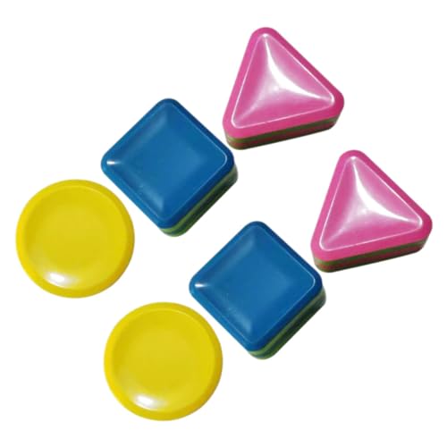 ifundom 6 Stck Geometrisches Rhythmus Dreieck Rhythm Shaker für Musikinstrument Kreativität und Musikalischen Fähigkeiten von ifundom