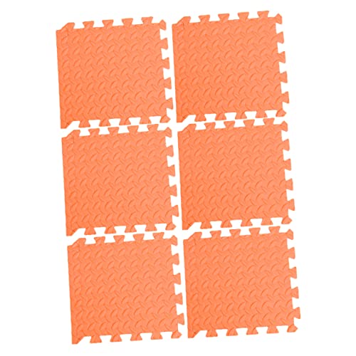 ifundom 6 Stück Blättermatte Mustered Bodenmatte Teppich Schaumstoffmatten Für Ineinandergreifende Schaumstoffmatten Quadratische Bodenmatte Aus Schaumstoff Orange ifundom 6 Stück Blättermatte Mustered Bodenmatte Teppich Schaumstoffmatten Für Ineinandergreifende Schaumstoffmatten Quadratische Bodenmatte Aus Schaumstoff Orange von ifundom