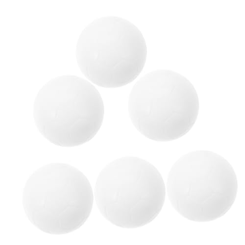 ifundom 6 Stück Brettspiel Fußball Mini schienbeinschoner Fussball austauschbare Fußballbälle Foosballball Tischfußball-Ersatz Schreibtisch-Fußbälle pp Weiß ifundom 6 Stück Brettspiel Fußball Mini schienbeinschoner Fussball austauschbare Fußballbälle Foosballball Tischfußball-Ersatz Schreibtisch-Fußbälle pp Weiß von ifundom