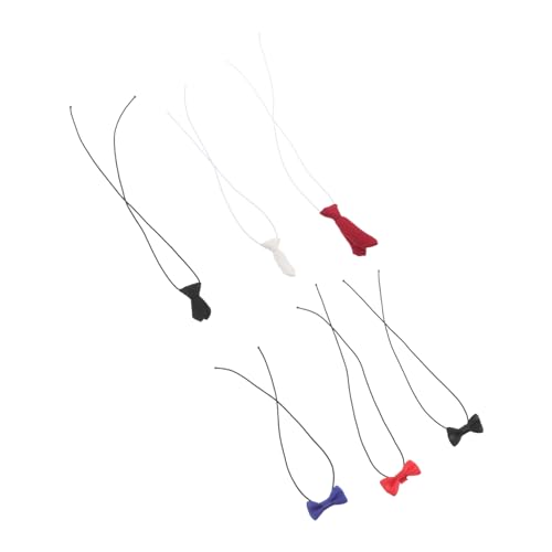 ifundom 6 Stück Dekorative Puppenfliege Miniatur-Puppen-Krawatte Puppenbekleidungszubehör Mini Bowtie Puppenkleidung Krawatte Bugenteil Dollhouse -Hals -Krawatten Mini Dolls Krawatte Stoff ifundom 6 Stück Dekorative Puppenfliege Miniatur-Puppen-Krawatte Puppenbekleidungszubehör Mini Bowtie Puppenkleidung Krawatte Bugenteil Dollhouse -Hals -Krawatten Mini Dolls Krawatte Stoff von ifundom