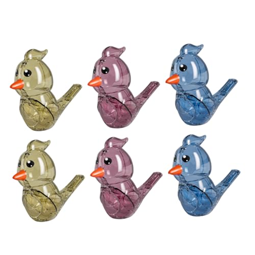 ifundom 6 Stück Entzückende Kunststoff-Vogel-, Cartoon-vogelpfeife, Spielzeug, Wasserbadpfeife, Kinderpfeifen, Spielzeug, DIY-kunststoffpfeife, Spielzeug Für Kreatives ifundom 6 Stück Entzückende Kunststoff-Vogel-, Cartoon-vogelpfeife, Spielzeug, Wasserbadpfeife, Kinderpfeifen, Spielzeug, DIY-kunststoffpfeife, Spielzeug Für Kreatives von ifundom