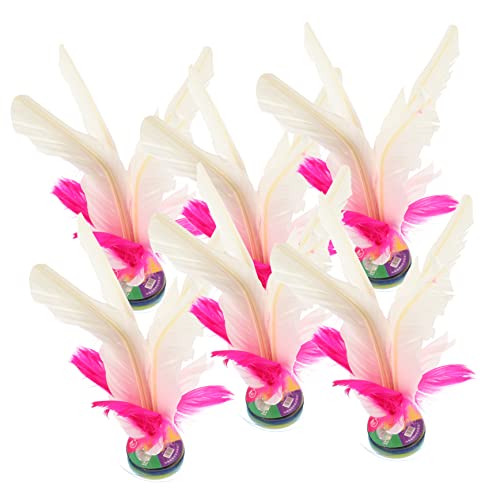 ifundom 6 Stück Gänsefederbälle Mini Kits Ballonuntersetzer Schlüsselhalter Schüssel Dude Tragbares Lernspielzeug Raketenauto Badminton Kinderhandwerk Produkt Flugzeug Gummi ifundom 6 Stück Gänsefederbälle Mini Kits Ballonuntersetzer Schlüsselhalter Schüssel Dude Tragbares Lernspielzeug Raketenauto Badminton Kinderhandwerk Produkt Flugzeug Gummi von ifundom