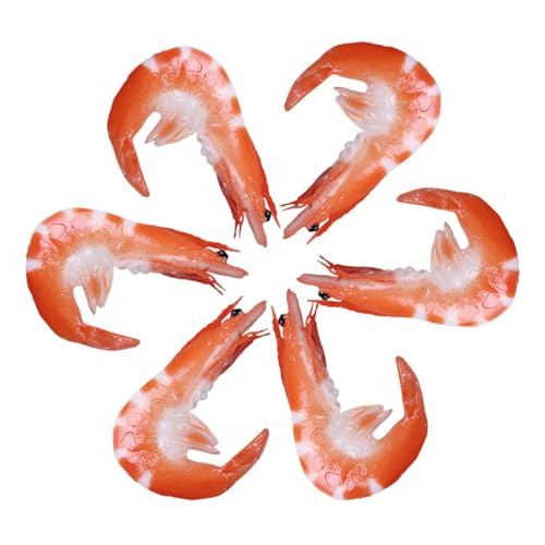 ifundom 6 Stück Garnelen Modell Küchen Lebensmittelspielzeug Gefälschtes Lebensmittelmodell Gefälschtes Spiellebensmittel Künstliches Fleisch Gefälschter Fisch So Tun Als Ob ifundom 6 Stück Garnelen Modell Küchen Lebensmittelspielzeug Gefälschtes Lebensmittelmodell Gefälschtes Spiellebensmittel Künstliches Fleisch Gefälschter Fisch So Tun Als Ob von ifundom