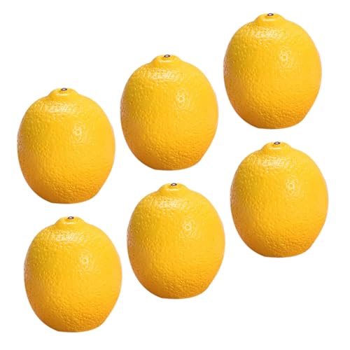 ifundom 6stücke Mini Künstliche Zitronen Dekoration Realistische Fake Früchte Für Bastelprojekte Fotorequisiten Party Und Festtagsdekoration Lebensechte Simulation Frucht Requisiten ifundom 6stücke Mini Künstliche Zitronen Dekoration Realistische Fake Früchte Für Bastelprojekte Fotorequisiten Party Und Festtagsdekoration Lebensechte Simulation Frucht Requisiten von ifundom