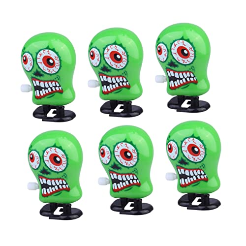 ifundom 6 Stück Halloween-Kettens pielzeug Halloween- für Halloween -Partyzubehör Halloween Halloween Toys Aufziehpuppen Aufziehspielzeug Plastik Green von ifundom