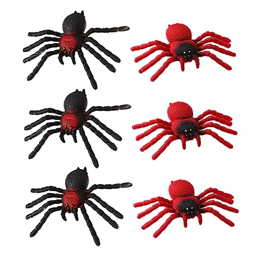 ifundom 6stücke Halloween Spinnen Spielzeug Gefälschte Spinnen Für Streiche Und Dekoration Für Halloween-Partys Cosplay Und Scherzartikel Zufällige Farben ifundom 6stücke Halloween Spinnen Spielzeug Gefälschte Spinnen Für Streiche Und Dekoration Für Halloween-Partys Cosplay Und Scherzartikel Zufällige Farben von ifundom