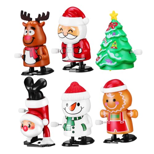 ifundom 6 Stück Halloween Uhrwerk Halloween aufziehspielzeug Halloween Treats bescherung Weihnachten weihnsgeschenke Stuffer neuartige Aufziehspielzeuge Laufendes Abs von ifundom
