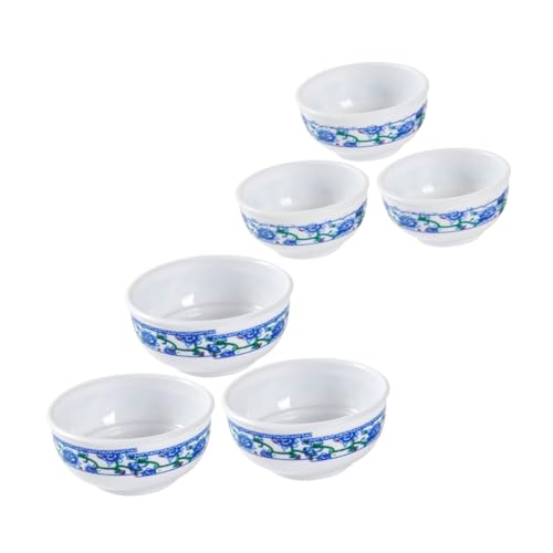 ifundom 6 Stück Imitation Blau Weißer Porzellanschüsseln Kleine Runde Schüsseln Für Puppenhäuser Puppenschüsseln Küche Rollenspielspielzeug Puppenhaus Runde Schüsseln ifundom 6 Stück Imitation Blau Weißer Porzellanschüsseln Kleine Runde Schüsseln Für Puppenhäuser Puppenschüsseln Küche Rollenspielspielzeug Puppenhaus Runde Schüsseln von ifundom