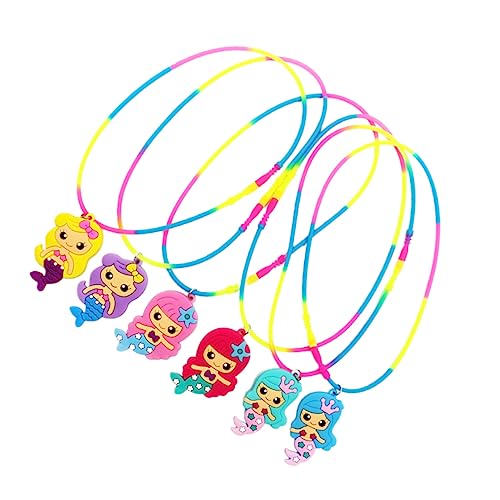 ifundom 6 Stück Kindergeschenk für kinderspielzeug toys for spielsachen für toys Meerjungfrau Thema Halskette Party Gefälligkeiten Partyzubehör ifundom 6 Stück Kindergeschenk für kinderspielzeug toys for spielsachen für toys Meerjungfrau Thema Halskette Party Gefälligkeiten Partyzubehör von ifundom