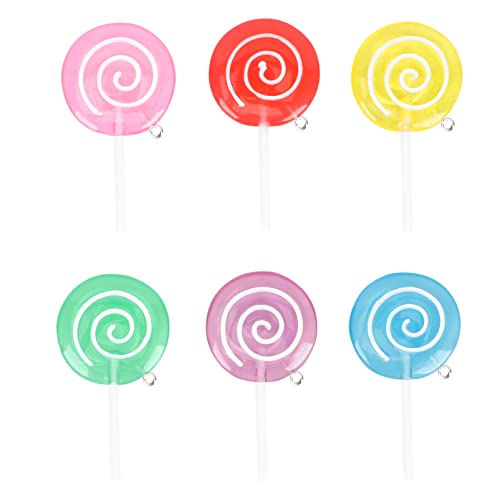 ifundom Bunte Lolli-Modelle 6er-Set Künstliche Lollis Zum Verzieren Von Süßigkeiten ifundom Bunte Lolli-Modelle 6er-Set Künstliche Lollis Zum Verzieren Von Süßigkeiten von ifundom