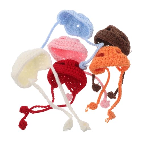 ifundom 6 Stück Mini Strickmützen für Haustiere und Puppen Süße Wollmützen für DIY Projekte Schlüsselanhänger und Dekorationen für Kleine Tiere und Anlässe ifundom 6 Stück Mini Strickmützen für Haustiere und Puppen Süße Wollmützen für DIY Projekte Schlüsselanhänger und Dekorationen für Kleine Tiere und Anlässe von ifundom