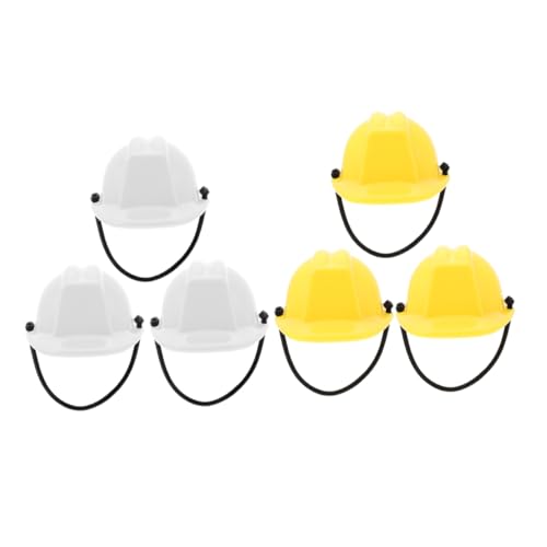 ifundom 6 Stücke Miniatur Bauhelm für Puppen Kunststoff Realistische Details Dekoration und Spielzeug für Puppenhäuser ifundom 6 Stücke Miniatur Bauhelm für Puppen Kunststoff Realistische Details Dekoration und Spielzeug für Puppenhäuser von ifundom