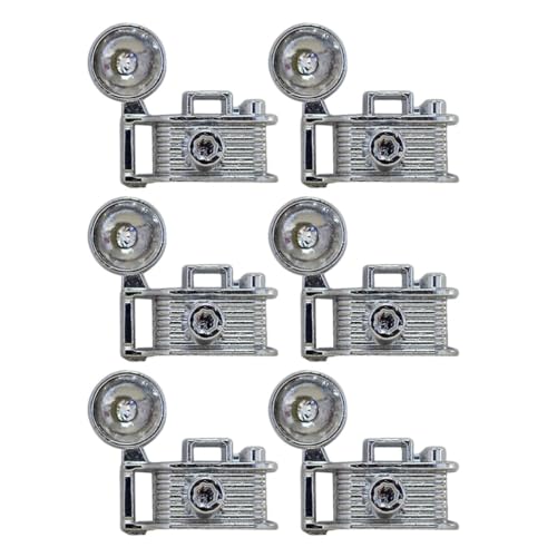 ifundom 6 Stück Miniaturkamera Retro-Kamera Modell Mini-Kamera-Requisite Vintage-Kamera Mini-Simulierte Möbelmodelle Fotografie-Requisiten Puppenhaus-Zubehör von ifundom