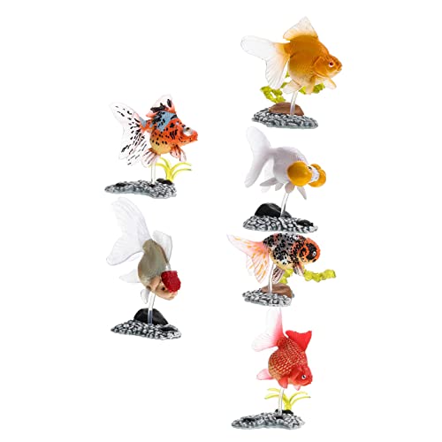 ifundom 6 Stück -Modell Fische Aquarium Ornamente Dekoration Tank künstlich Figuren Bad versorgen Kinderversorgung Koi-Fischskulpturen im Garten Tropische Fischfigur PVC ifundom 6 Stück -Modell Fische Aquarium Ornamente Dekoration Tank künstlich Figuren Bad versorgen Kinderversorgung Koi-Fischskulpturen im Garten Tropische Fischfigur PVC von ifundom