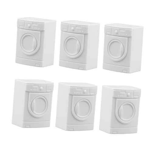 ifundom 6er-Pack Mini-puppenhaus-zubehör Mini-Waschmaschine Spielzeug Kunststoff Miniaturgerät Für Kreative ifundom 6er-Pack Mini-puppenhaus-zubehör Mini-Waschmaschine Spielzeug Kunststoff Miniaturgerät Für Kreative von ifundom