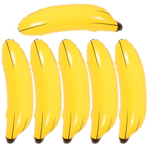 ifundom 6 Stücke Aufblasbare Banana Spielzeug Pvc Kreative Banana Modell Lebensechte Banana Requisiten ifundom 6 Stücke Aufblasbare Banana Spielzeug Pvc Kreative Banana Modell Lebensechte Banana Requisiten von ifundom