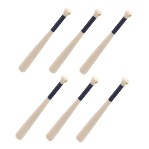 ifundom 6 Stück Robuste Dekoration für Puppenhäuser Sportliche Mini Bats für Sammler und DIY Dioramen für Kreative Modellierung von ifundom