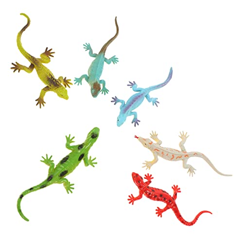 ifundom 6 Stück Safe Toy Reptilien gartendeko Simulation Tier Tiermodell kinderspielzeug Eidechsendekoration für Eidechsenfigur Plastik ifundom 6 Stück Safe Toy Reptilien gartendeko Simulation Tier Tiermodell kinderspielzeug Eidechsendekoration für Eidechsenfigur Plastik von ifundom