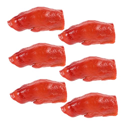 ifundom Pigs 6 Stück Miniatur-schweinefüße Requisiten Realistisches Lebensmitteldekor Für Schaufenster ifundom Pigs 6 Stück Miniatur-schweinefüße Requisiten Realistisches Lebensmitteldekor Für Schaufenster von ifundom
