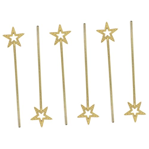 ifundom 6 Stück Stern Zauberstab Aufkleber Party Marienkäfer-kostüm Schmetterling Kostüm Mädchen Märchenkostüm Kostüme Ballettröckchen Fee Zauberstab Golden Plastik ifundom 6 Stück Stern Zauberstab Aufkleber Party Marienkäfer-kostüm Schmetterling Kostüm Mädchen Märchenkostüm Kostüme Ballettröckchen Fee Zauberstab Golden Plastik von ifundom
