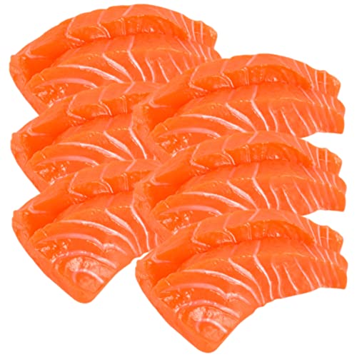 ifundom Lernspielzeug 6 Stück Kunststoff-lachs-Modell Gefälschter Lachs Für Die Simulation Von Lebensmitteldekor-szenenfotografie von ifundom