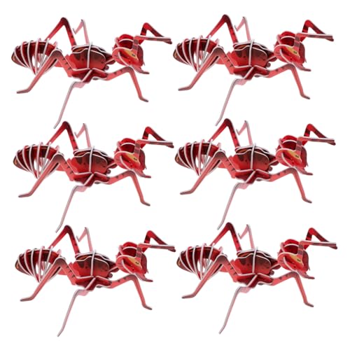 ifundom 6 Stück Teiliges Ameisenpuzzle Stem Wissenschaftsexperiment Bausatz Insektenmodell Lernspielzeug für Feinmotorik Kreativität und Naturwissenschaftliches Verständnis von ifundom