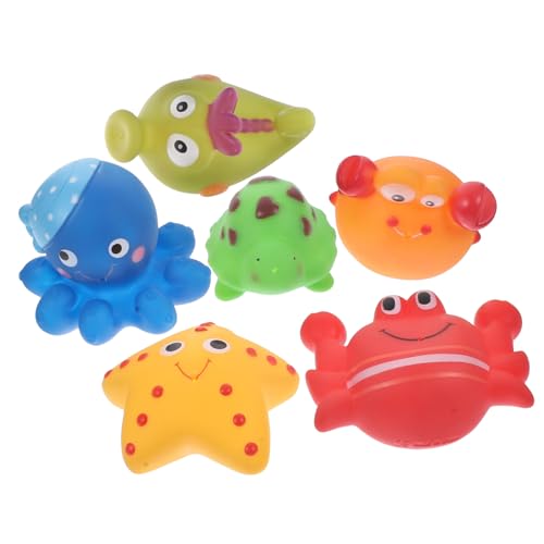 ifundom 6 Stück Teiliges Bade und Wasserspielzeug mit Schwimmenden Meeres Tieren Ungiftig Sicher für Kleinkinder für Badewanne und Wasserspaß zu Hause ifundom 6 Stück Teiliges Bade und Wasserspielzeug mit Schwimmenden Meeres Tieren Ungiftig Sicher für Kleinkinder für Badewanne und Wasserspaß zu Hause von ifundom