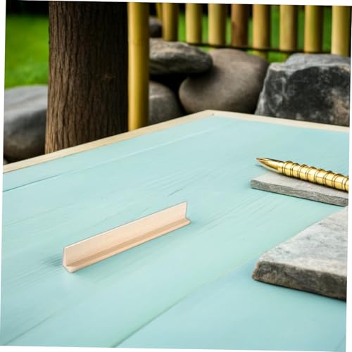 ifundom 6 Stück Teiliges Holz Domino Halter mit Stabilem Holzständer für Domino Buchstabenspiele Wiederverwendbar als DIY Holz Base und Tischaufsteller für Kreative Spielprojekte von ifundom