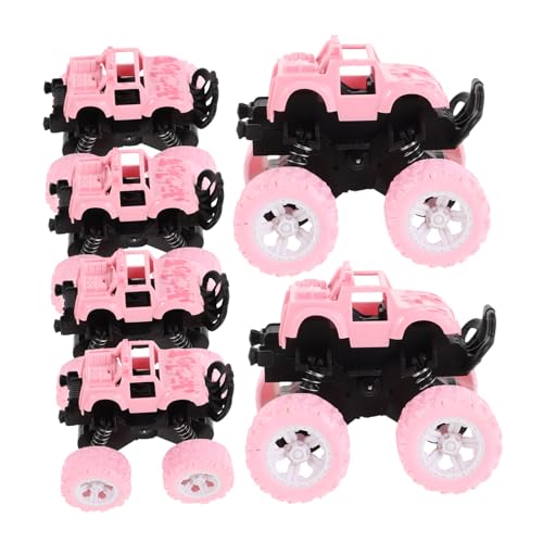 ifundom 6 Stück Teiliges Inertial Offroad Spielzeugfahrzeuge Rückziehspielzeug für Geburtstagsfeiern und Outdoor Aktivitäten mit Fröhlichen Farben und Robustem Design von ifundom