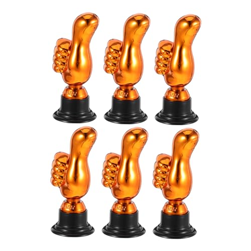 ifundom 6 Stück Kunststoff Trophäen Kleiner Pokale Für Preisverleihungen Spiele Und Feiertagsdekorationen Wiederverwendbar Für Kinder Und Erwachsene Trophäen Für Sportveranstaltungen von ifundom
