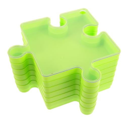 ifundom 6 Stück Teiliges Puzzle Sortiertablett Stapelbare und Tragbare Puzzle Organizer mit Deckel für Sortierung und Aufbewahrung ifundom 6 Stück Teiliges Puzzle Sortiertablett Stapelbare und Tragbare Puzzle Organizer mit Deckel für Sortierung und Aufbewahrung von ifundom