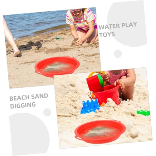 ifundom 6 Stück Teiliges Sand Sieb für Buntes Strandspielzeug mit Robustem Kunststoff für Gemeinsames Am Strand Fördert Kreativität und Teamwork bei Jungen und Mädchen von ifundom