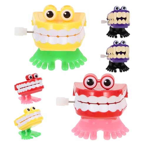 ifundom 6 Stück Teiliges Wind-up mit Bunten Mechanischen Krachzahnen Halloween Spaß für Partygeschenke Karnevalsbelohnungen und Geburtstagsfeiern ifundom 6 Stück Teiliges Wind-up mit Bunten Mechanischen Krachzahnen Halloween Spaß für Partygeschenke Karnevalsbelohnungen und Geburtstagsfeiern von ifundom