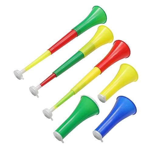 ifundom 6stücke Cheerleading Horn Verstellbare Kunststofftröte Für Partys Sportevents Und Outdoor-aktivitäten Lauter Sound von ifundom