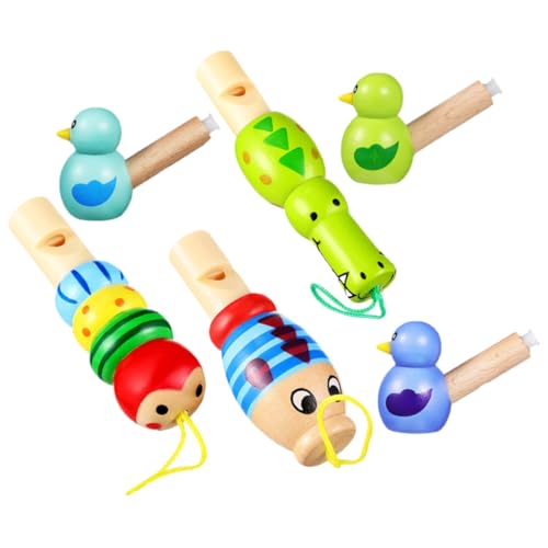 ifundom 6 Stück Kinderpfeifenspielzeug in Tierform Musikinstrumente Für Party Und Spielzeit Zufälliger Stil von ifundom