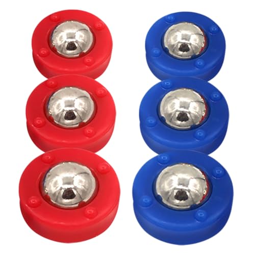 ifundom Shuffleboard-spaß – 6er-Pack Mini-Pucks Rollen Und Curling-Spielzeug Für Kinder Und Erwachsene von ifundom
