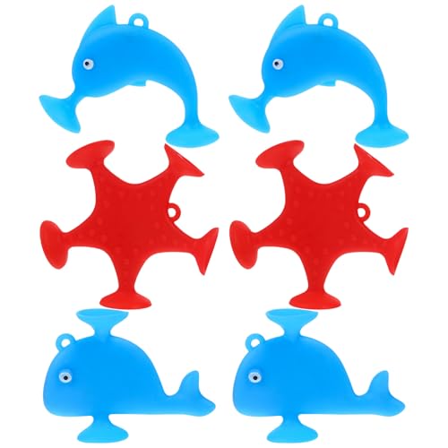 ifundom 6 Teiliges Saugnapf Badespielzeug Für Tierformen Seestern Wal Sicheres Und Lustiges Badewannenspielzeug Für Kleinkinder Und Babys Ideal Für Wasserspaß Und ifundom 6 Teiliges Saugnapf Badespielzeug Für Tierformen Seestern Wal Sicheres Und Lustiges Badewannenspielzeug Für Kleinkinder Und Babys Ideal Für Wasserspaß Und von ifundom