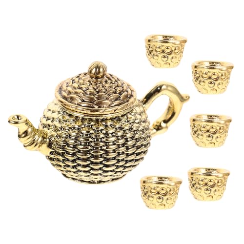 ifundom 6-teiliges Set Simulierte Teetassendekoration Desktop-Ornament Miniatur-küchenzubehör Kaffee Reisebecher Teekessel Mini- Loses Tee-Ei Sieb Nessel Zinklegierung Silver ifundom 6-teiliges Set Simulierte Teetassendekoration Desktop-Ornament Miniatur-küchenzubehör Kaffee Reisebecher Teekessel Mini- Loses Tee-Ei Sieb Nessel Zinklegierung Silver von ifundom
