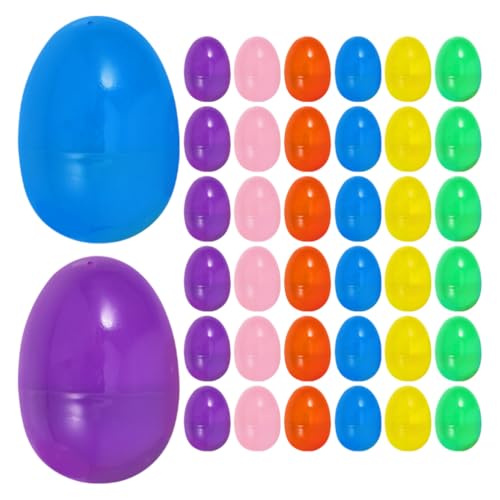 ifundom 60stücke Realistische Plastik-ostereier Pastellfarben Für Ostereiersuchen Und Familienfeiern Füllmaterialien Für Und Partybedarf Halbschalen ifundom 60stücke Realistische Plastik-ostereier Pastellfarben Für Ostereiersuchen Und Familienfeiern Füllmaterialien Für Und Partybedarf Halbschalen von ifundom
